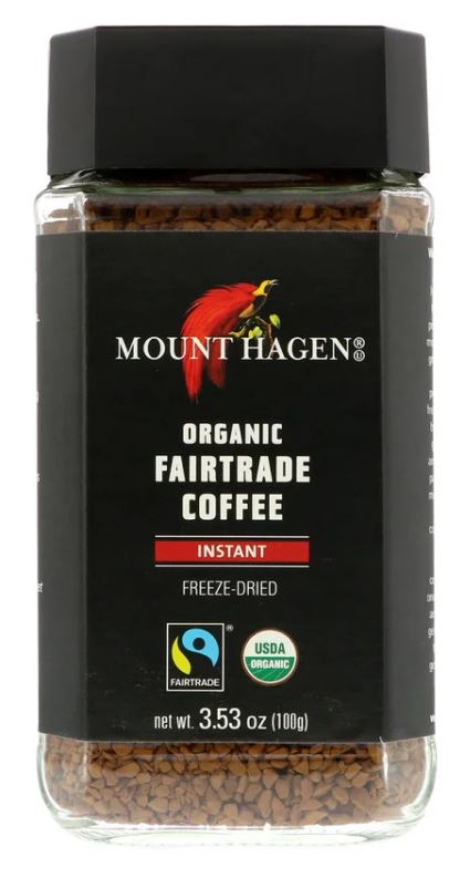 Mount Hagen Coffee, Organic, Instant