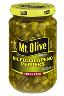 Mt Olive Jalapeno Slices, Diced, Fresh Pack