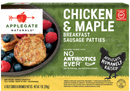 Applegate Naturals Patties Sausage, Breakfast, Chicken & Maple - 6 Each