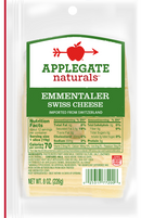 Applegate Naturals Cheese, Swiss, Emmentaler - 8 Ounces