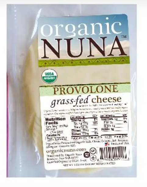 Nuna Naturals Organic Grass-Fed Provolone Cheese - 5 Ounces