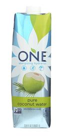 O.N.E. Coconut Water, Pure - 33.8 Ounces