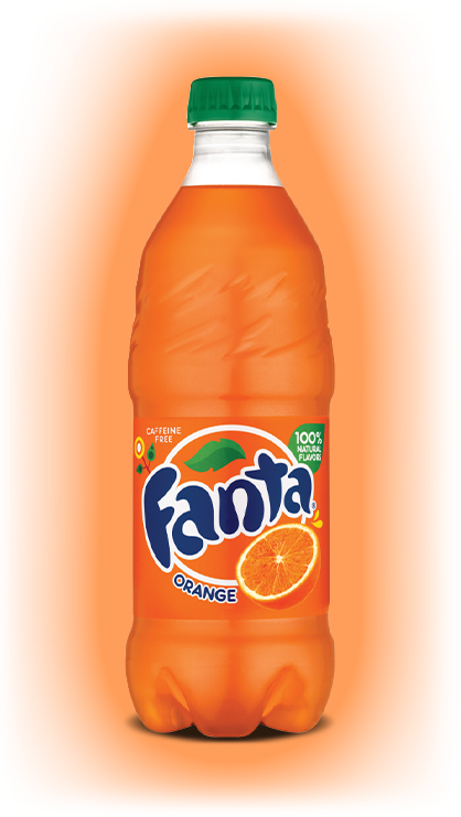 Fanta Soda, Orange - 20 Ounces