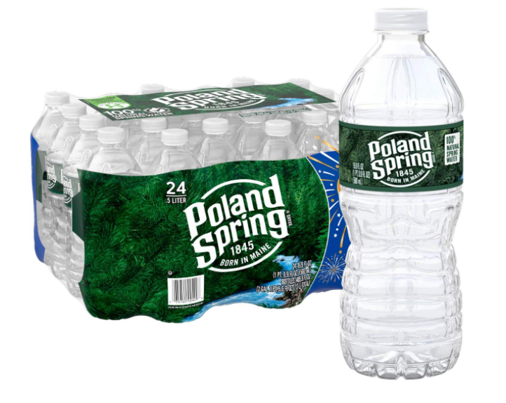 Poland Spring Water, 100% Natural Spring - 24 Pack
