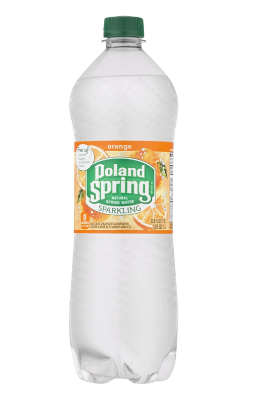 Poland Spring Sparkling Water, Mandarin Orange - 33.8 Ounces