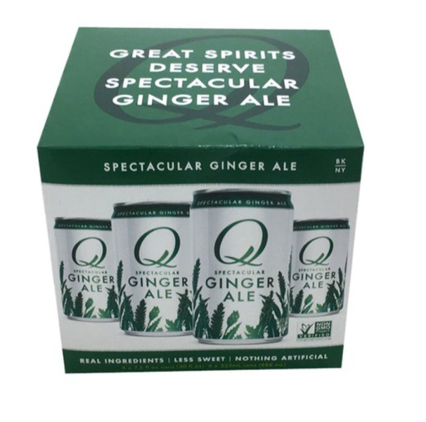 Q Tonic Water, Spectacular Ginger Ale - 4 Each