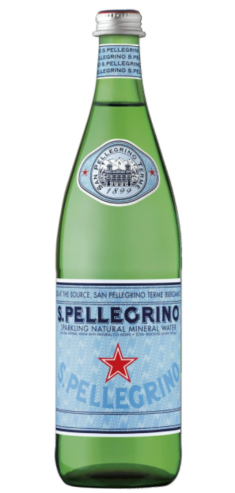 San Pellegrino Sparkling Water, Natural Mineral - 750 Milliliters