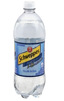 Schweppes Club Soda - 33.8 Ounces
