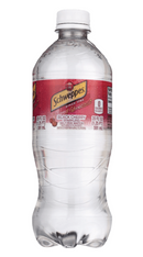 Schweppes Sparkling Water Beverage, Black Cherry - 20 Ounces