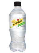 Schweppes Sparkling Water Beverage, Lemon Lime, Unsweetened - 20 Ounces