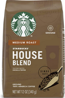 Starbucks Coffee, Ground, Medium, House Blend