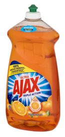 Ajax Ultra Dish Liquid/Hand Soap, Orange, Triple Action