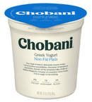 Chobani Yogurt, Greek, Non-Fat, Plain - 32 Ounces