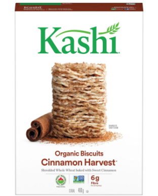 Kashi Cereal, Biscuits, Organic, Cinnamon Harvest