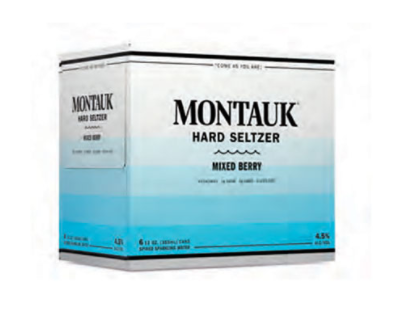 Montauk Mixed Berry Hard Seltzer Beer - 6 Pack