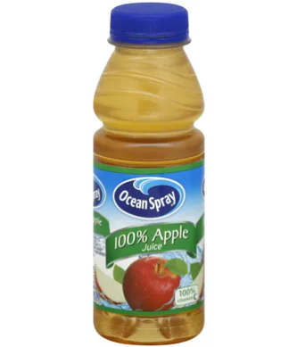 Ocean Spray 100% Juice, Apple - 15.2 Ounces
