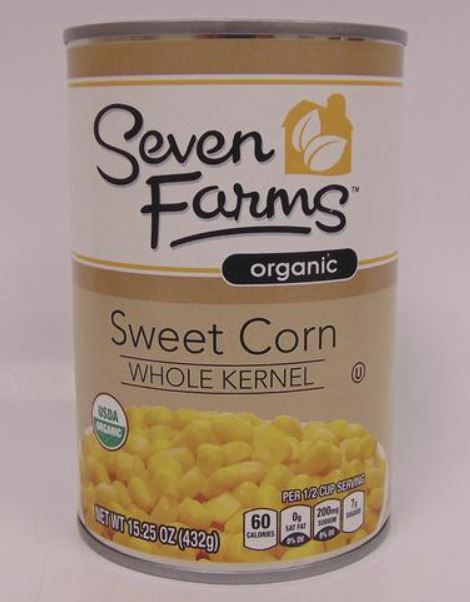 Seven Farms Organic Whole Kernel Corn