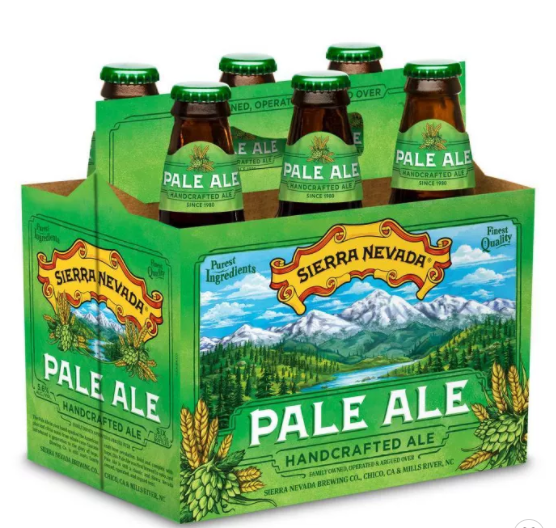 Sierra Nevada Beer, Pale Ale - 6 Pack, 12 Fluid Ounces