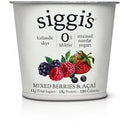 Siggis Yogurt, Non-Fat, Icelandic Style Skyr, Strained, Mixed Berries & Acai - 5.3 Ounces