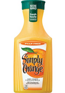 Simply Orange 100% Juice, Orange, Pulp Free - 59 Ounces