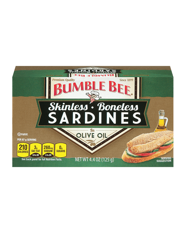 Bumble Bee Sardines, Skinless, Boneless, in Pure Olive Oil