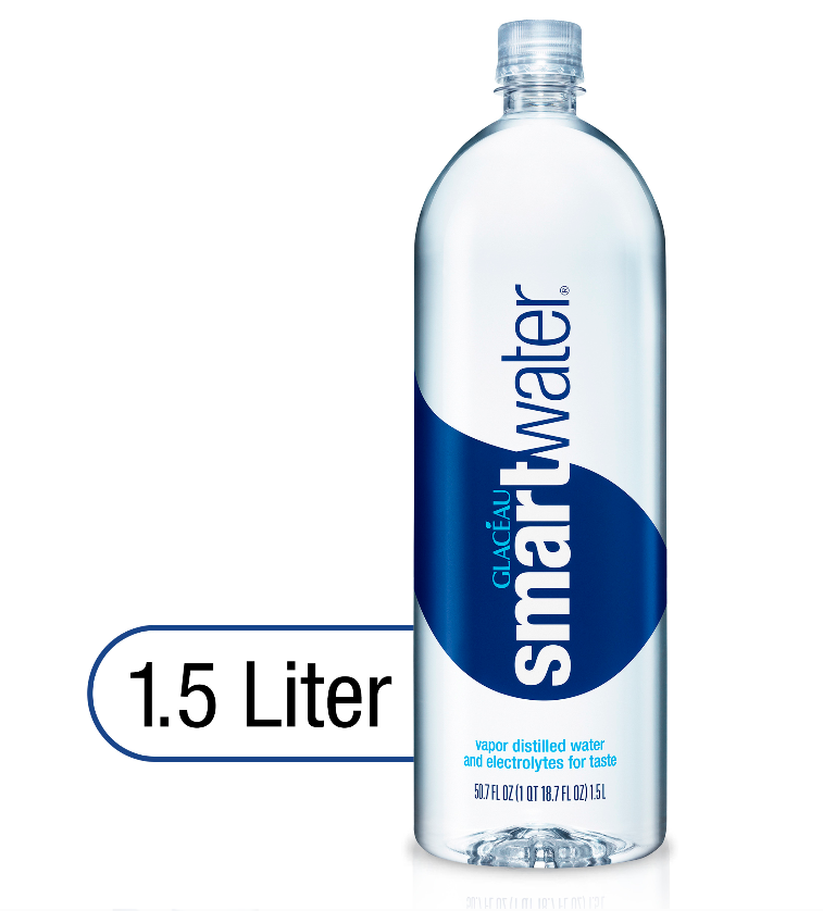 Smartwater Water, Vapor Distilled - 1.5 Liters