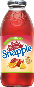 Snapple Juice Drink, Fruit Punch - 16 Ounces