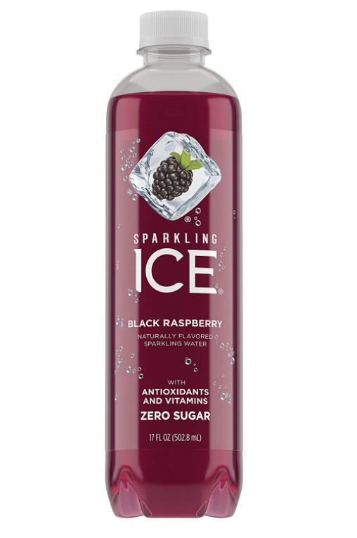 Sparkling Ice Sparkling Water, Black Raspberry - 17 Ounces