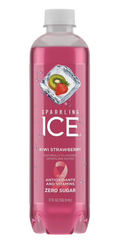 Sparkling Ice Sparkling Water, Kiwi Strawberry - 17 Ounces