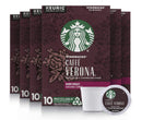 Starbucks Keurig Hot Coffee, Ground, Dark Roast, Caffe Verona, K-Cup Pods - 10 Each