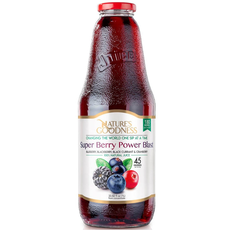 Nature's Goodness Super Berry Power Blast Juice - 33.82 Ounces