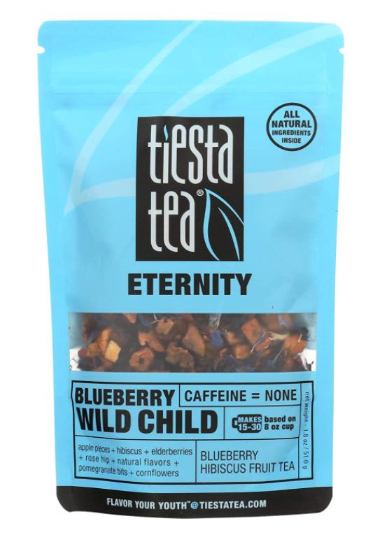 Tiesta Tea Fruit Tea, Hibiscus, Eternity, Blueberry Wild Child