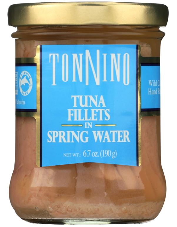 Tonnino Tuna, in Spring Water, Fillets
