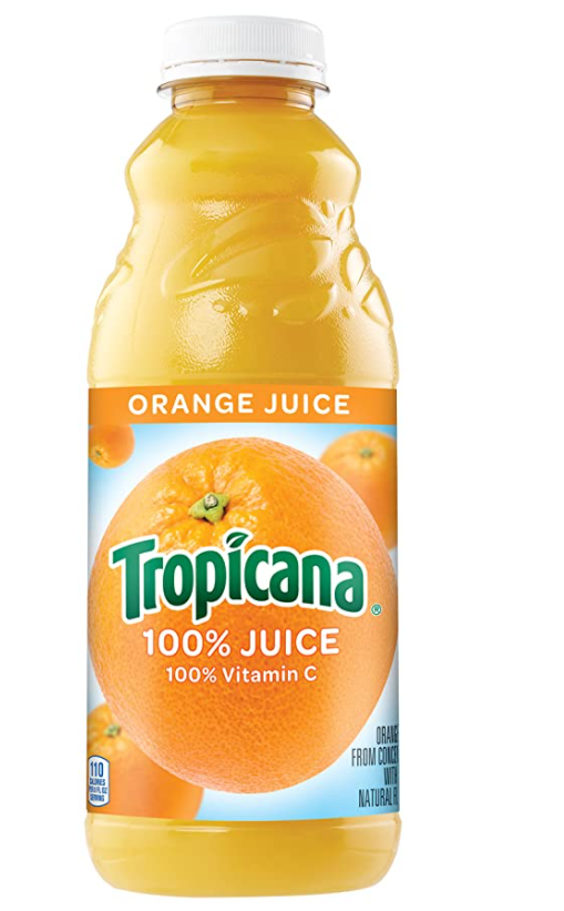 Tropicana 100% Juice, Orange - 32 Ounces