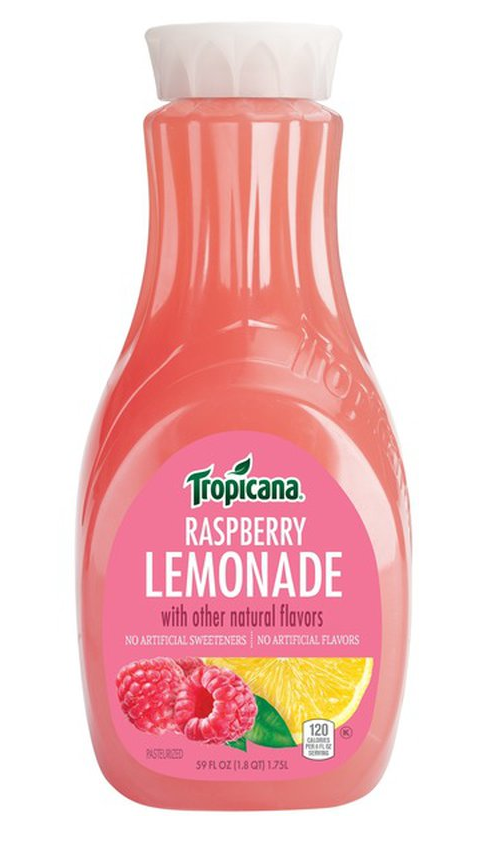 Tropicana Lemonade, Raspberry - 59 Ounces