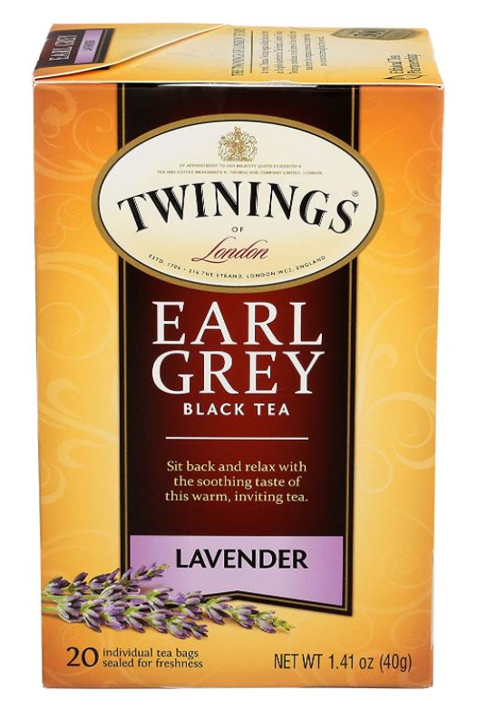 Twinings Black Tea, Earl Grey, Lavender - 20 Each