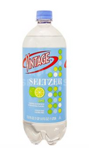 Vintage Seltzer, Lime - 33.8 Ounces