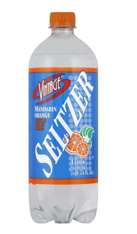 Vintage Seltzer, Mandarin Orange - 33.8 Ounces