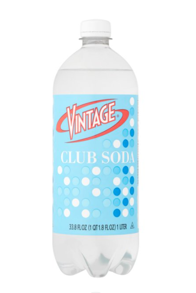 Vintage Club Soda, Sparkling - 33.8 Ounces