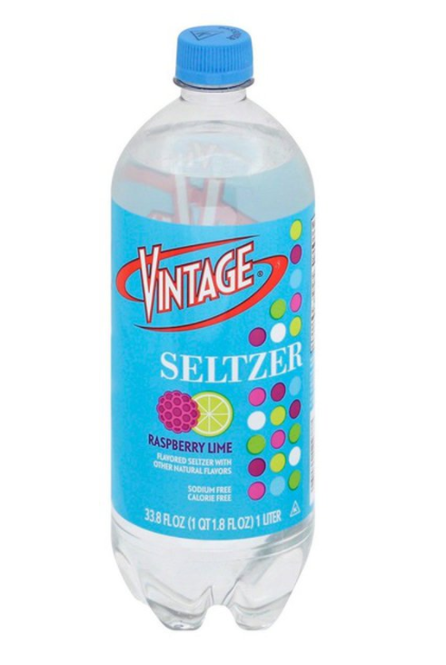 Vintage Seltzer Raspberry - 33.8 Ounces