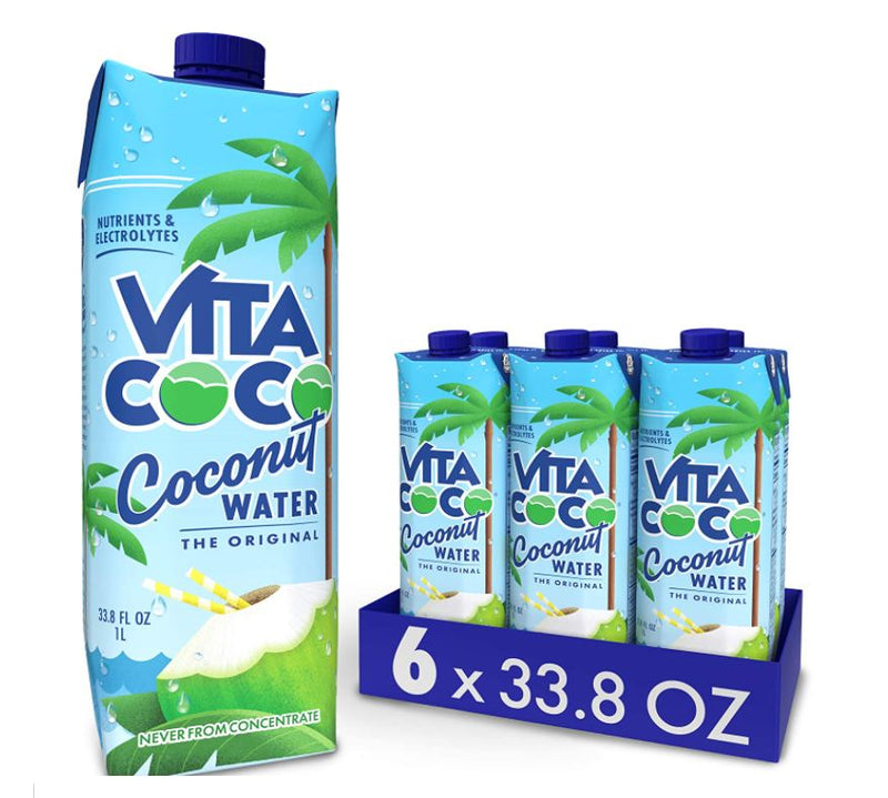Vita Coco Coconut Water, Pure - 33.8 Ounces