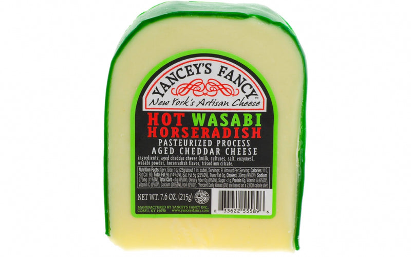 Yanceys Fancy Cheese, Hot Wasabi Horseradish - 7.6 Ounces
