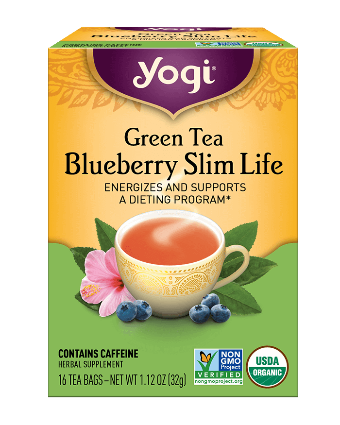 Yogi Green Tea, Blueberry Slim Life, Tea Bags - 16 Each