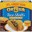 Ortega Corn Yellow Taco Shells - 12 Count