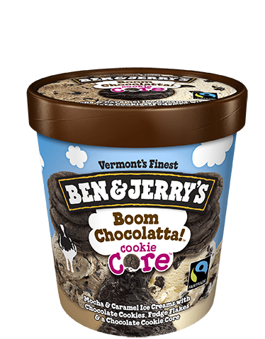 Ben & Jerrys Cookie Core Ice Cream, Boom Chocolatta!