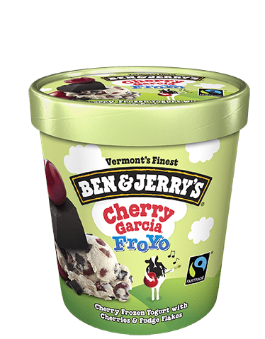 Ben & Jerrys Fro Yo Frozen Yogurt, Low Fat, Cherry Garcia