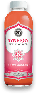 GTs Enlightened Synergy Kombucha, Organic, Guava Goodness - 16 Ounces