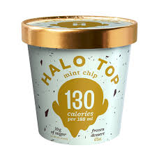 Halo Top Ice Cream, Light, Mint Chip