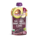 Happy Baby Organics Baby Food, Organic, Purple Carrots, Bananas, Avocados & Quinoa, 2 (6+ Months)