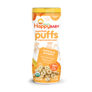 Happy Baby Organics Puffs, Banana & Pumpkin, Superfood, Crawling Baby